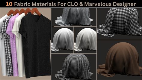 marvelous designer fabrics